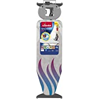 Vileda 159255 Total Reflect Plus - Tabla de planchar grande- altura regulable 74 - 97 cm- con funda metálica para…